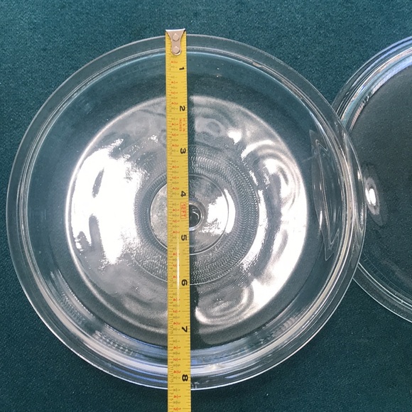 PYREX CLEAR GLASS ROUND LIDS
2-#407 1-406 SET OF 3 - Picture 4 of 12